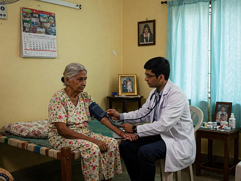 Elderly care support at home